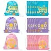 12" x 15" Medium Nonwoven Religious Kindness Drawstring Bags – 12 Pc.