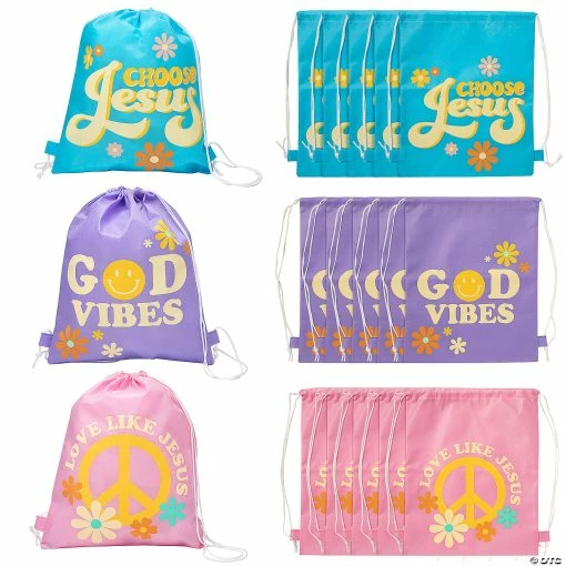 12" x 15" Medium Nonwoven Religious Kindness Drawstring Bags – 12 Pc. 2 12" x 15" Medium Nonwoven Religious Kindness Drawstring Bags – 12 Pc. -Religious Apparel Sales Shop 12 x 15 medium nonwoven religious kindness drawstring bags 12 pc 14114998