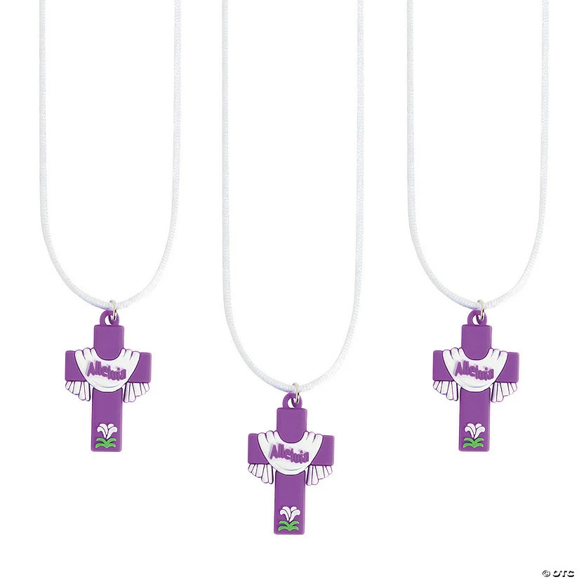 Easter Cross Necklaces - 12 Pc. 2 Easter Cross Necklaces - 12 Pc. - Image 2