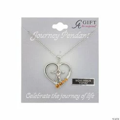 November Birthstone Pendant Necklace 3 November Birthstone Pendant Necklace -Religious Apparel Sales Shop 13822931