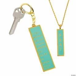 Pray Pendant & Key Ring Set -Religious Apparel Sales Shop 13944036