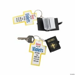 John 3:16 Valentine Exchange with Bible Keychains - 12 Pc. -Religious Apparel Sales Shop 13979638
