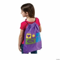 14" x 18" Large Nylon Religious Symbols Drawstring Bags - 12 Pc. -Religious Apparel Sales Shop 14 x 18 large nylon religious symbols drawstring bags 12 pc 13776750 a02