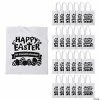 15" x 17" Personalized White Church Egg Hunt Large Nonwoven Tote Bags - 24 Pc.