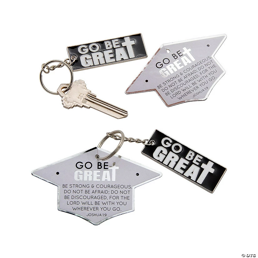 Go Be Great Keychains with Card - 12 Pc. 2 Go Be Great Keychains with Card - 12 Pc. - Image 2