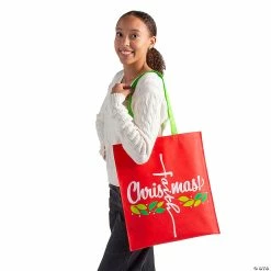 15" x 17" Large Christmas Cross Nonwoven Tote Bags - 12 Pc. -Religious Apparel Sales Shop 15 x 17 large christmas cross nonwoven tote bags 12 pc 14148272 a02