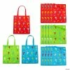 15" x 17" Large Religious Cross Nonwoven Tote Bags - 12 Pc.