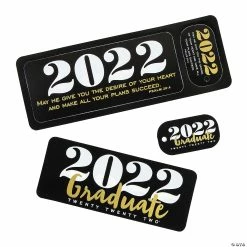 2022 Religious Graduate Bookmark & Keychain Tags - 24 Pc.