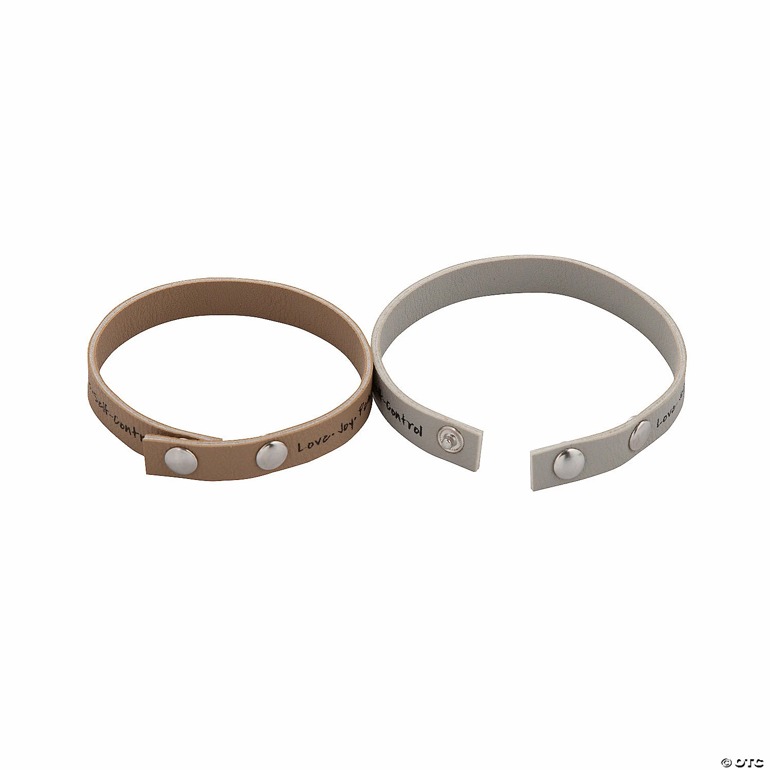 Adjustable Fruit of the Spirit Leather Bracelets - 12 Pc. 2 Adjustable Fruit of the Spirit Leather Bracelets - 12 Pc. - Image 2