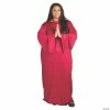 Adult’s Maroon Plus-Size Nativity Gown