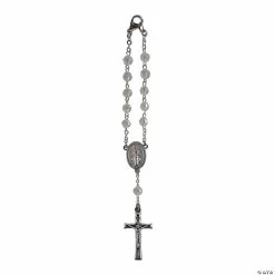 April Birthstone Car Rosary