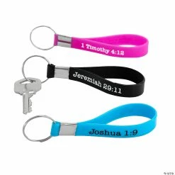 Bible Verse Keychains - 12 Pc.