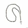 Brown Beaded Rosaries - 12 Pc.