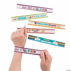 Bulk He Lives Slap Bracelets - 50 Pc.
