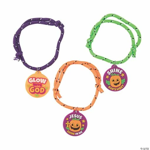 Christian Pumpkin Friendship Rope Bracelets - 24 Pc. -Religious Apparel Sales Shop christian pumpkin friendship rope bracelets 24 pc 13845457