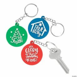 Christmas Keychains - 12 Pc.
