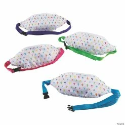 Colorful Cross Fanny Packs - 6 Pc.