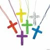 Crystal Cross Necklace Assortment - 144 Pc.