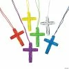 Crystal Cross Necklaces - 48 Pc.