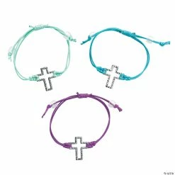 Cutout Cross Bracelets - 12 Pc.