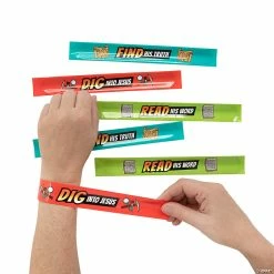 Dig VBS Slap Bracelets - 12 Pc.