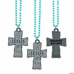 Dig VBS Stone Beaded Necklaces - 12 Pc.