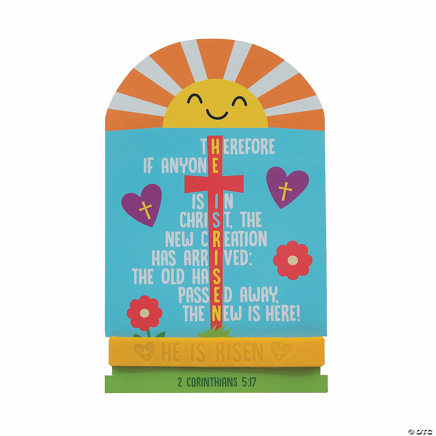 Easter Verse Bracelets with Card - 12 Pc. 1 Easter Verse Bracelets with Card - 12 Pc.