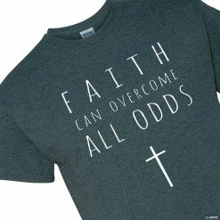 Faith Overcomes Adult's T-Shirt