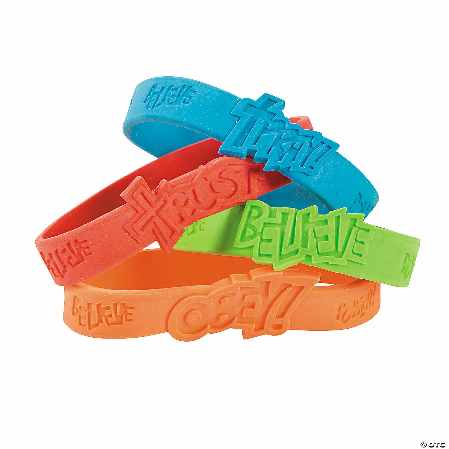 Fantastic Faith Rubber Bracelets - 24 Pc. 1 Fantastic Faith Rubber Bracelets - 24 Pc.