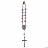 February Birthstone Car Rosary