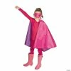 Girl's Superhero Cape & Mask