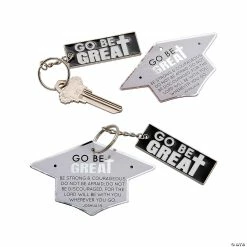 Go Be Great Keychains with Card - 12 Pc.