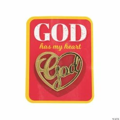 God Has My Heart Enamel Pins - 12 Pc.