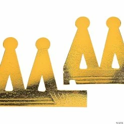 Gold Foil Crowns - 12 Pc. -Religious Apparel Sales Shop gold foil crowns 12 pc 25 105 a02