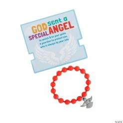 Guardian Angel Bracelets with Card - 12 Pc. 5 Guardian Angel Bracelets with Card - 12 Pc. -Religious Apparel Sales Shop guardian angel bracelets with card 12 pc 13982945 a02
