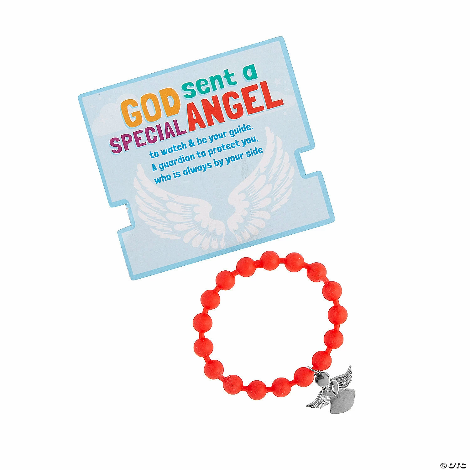 Guardian Angel Bracelets with Card - 12 Pc. 3 Guardian Angel Bracelets with Card - 12 Pc. - Image 3
