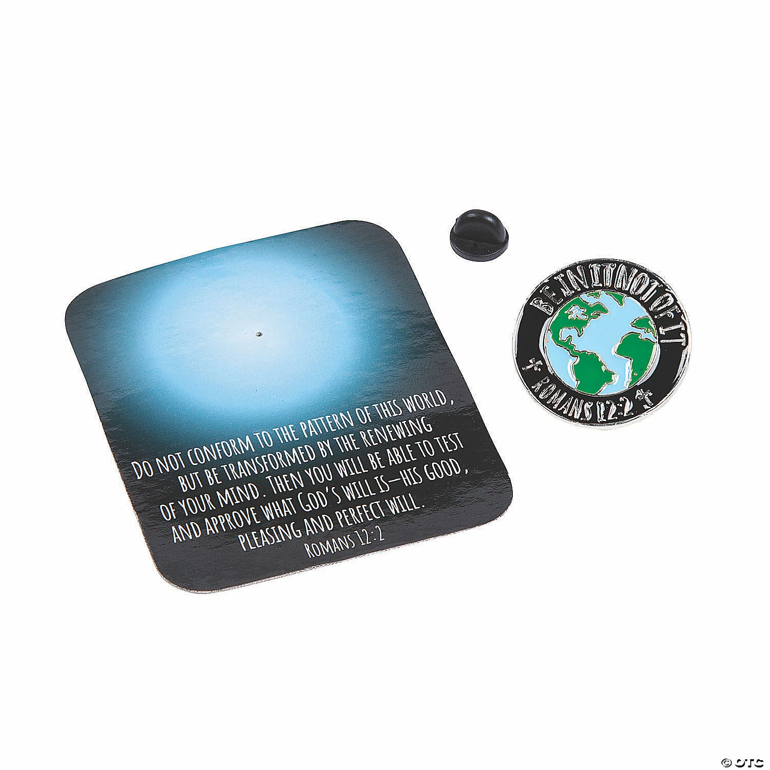 In It Not Of It Pins with Card - 12 Pc. 2 In It Not Of It Pins with Card - 12 Pc. - Image 2