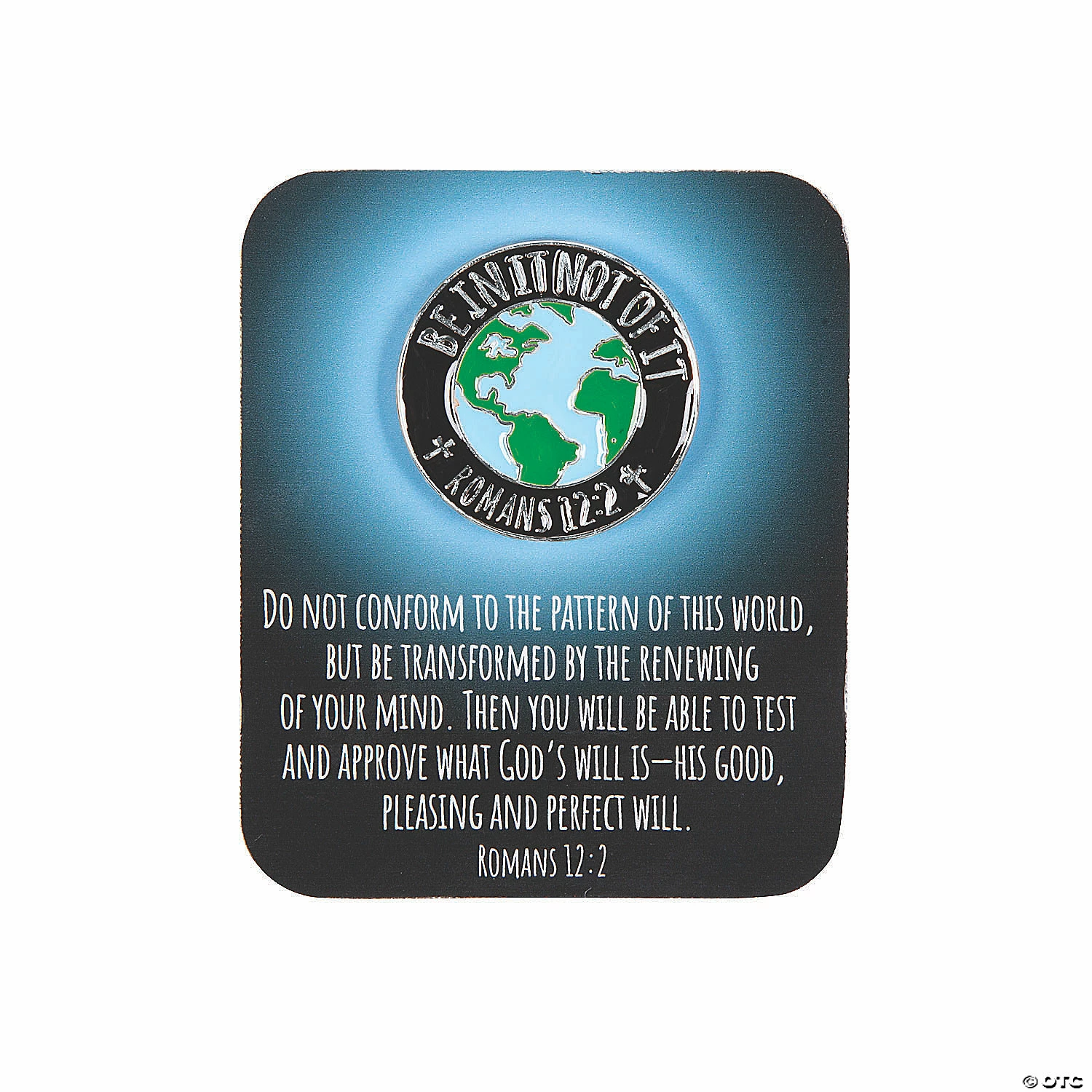 In It Not Of It Pins with Card - 12 Pc. 1 In It Not Of It Pins with Card - 12 Pc.