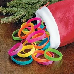 Inspirational Sayings Rubber Bracelets - 24 Pc. -Religious Apparel Sales Shop inspirational sayings rubber bracelets 24 pc 24 1653a a03