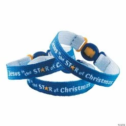 Jesus Is the Star of Christmas Friendship Bracelets - 12 Pc.