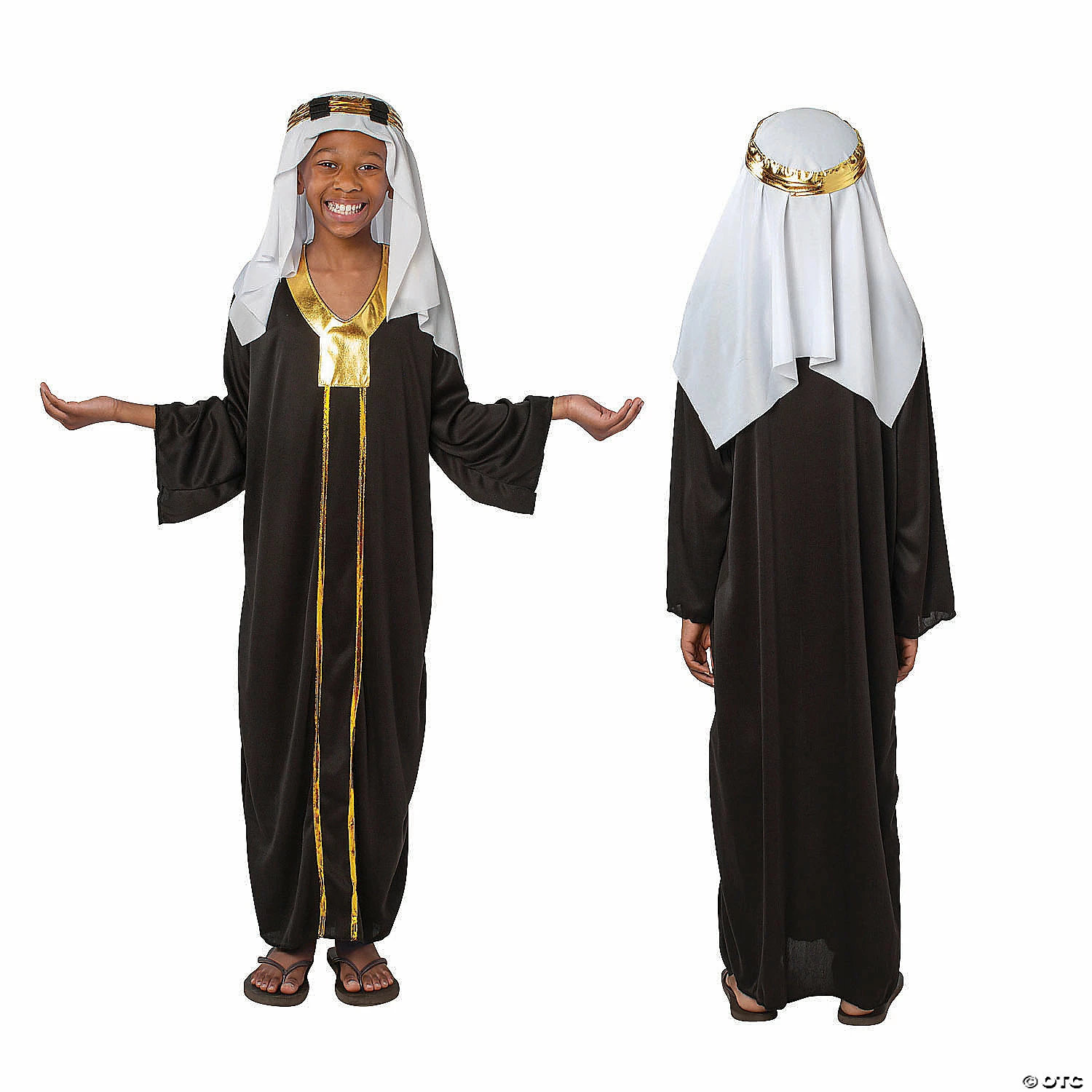 Kid’s Black & Gold Shepherd Costume 1 Kid’s Black & Gold Shepherd Costume