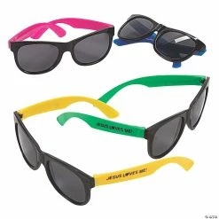 Kid's Jesus Loves Me Nomad Sunglasses - 12 Pc.