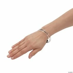 LED Light-Up Christian Pumpkin Bracelets - 12 Pc. -Religious Apparel Sales Shop led light up christian pumpkin bracelets 12 pc 13949537 a02