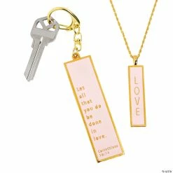 Love Pendant & Key Ring Set
