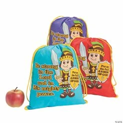 Medium Armor of God Drawstring Bags - 12 Pc.