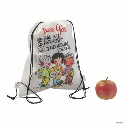 Medium Dear God Drawstring Bags - 12 Pc.