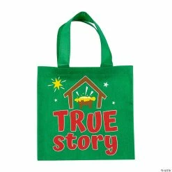 Mini True Story Christmas Tote Bags