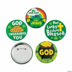 Not Lucky Just Blessed Jumbo Buttons