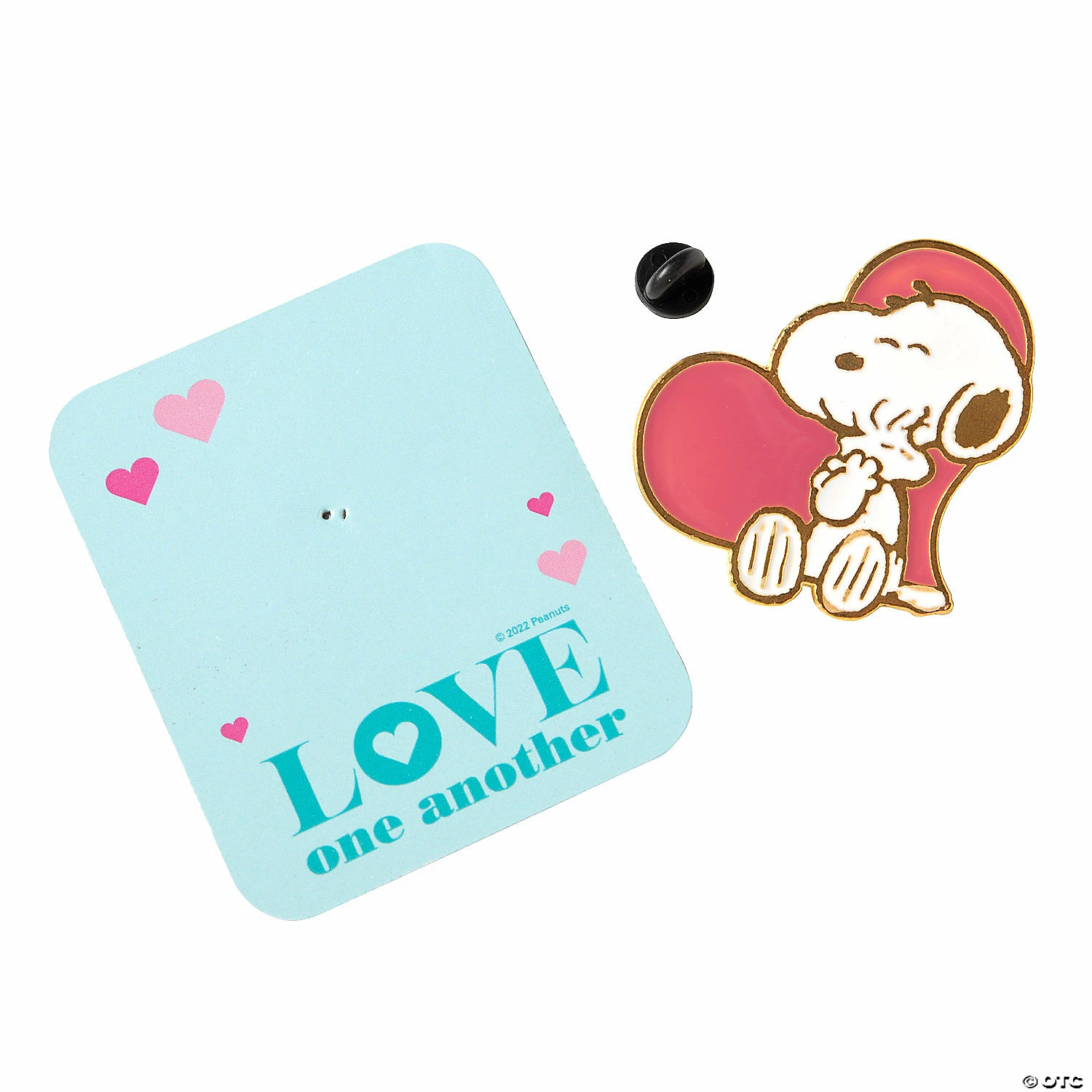Peanuts® Valentine Pins with Card for 12 2 Peanuts® Valentine Pins with Card for 12 - Image 2