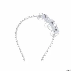 Pearl Headband with Flowers